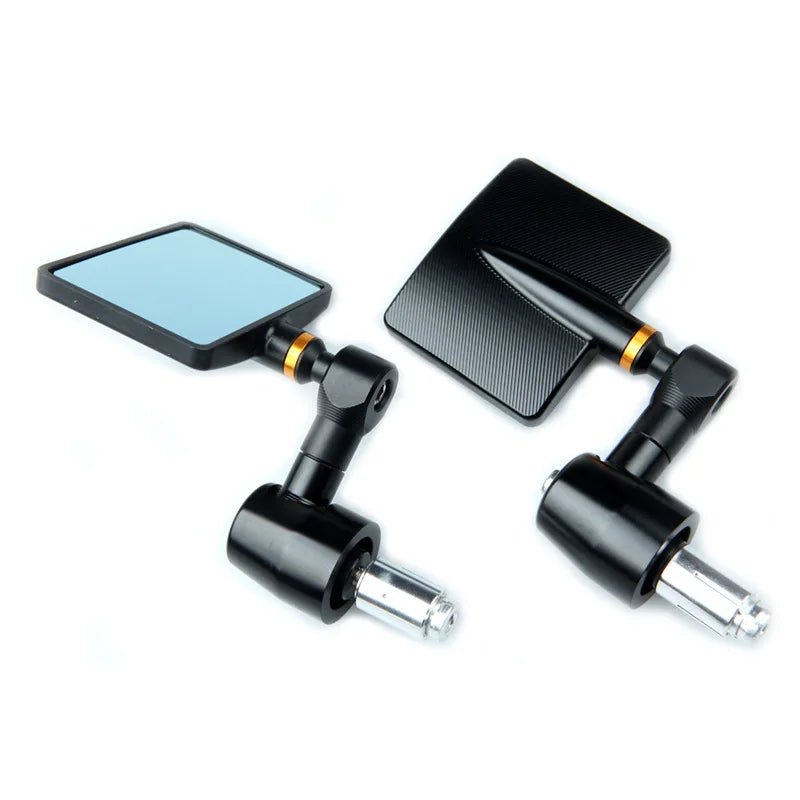 Adjustable Blue Glass Rearview Mirror for Yamaha Zuma Gy6 Reflective Handlebar Mirror with Aluminium Material for MotorcyclesJSLMotors