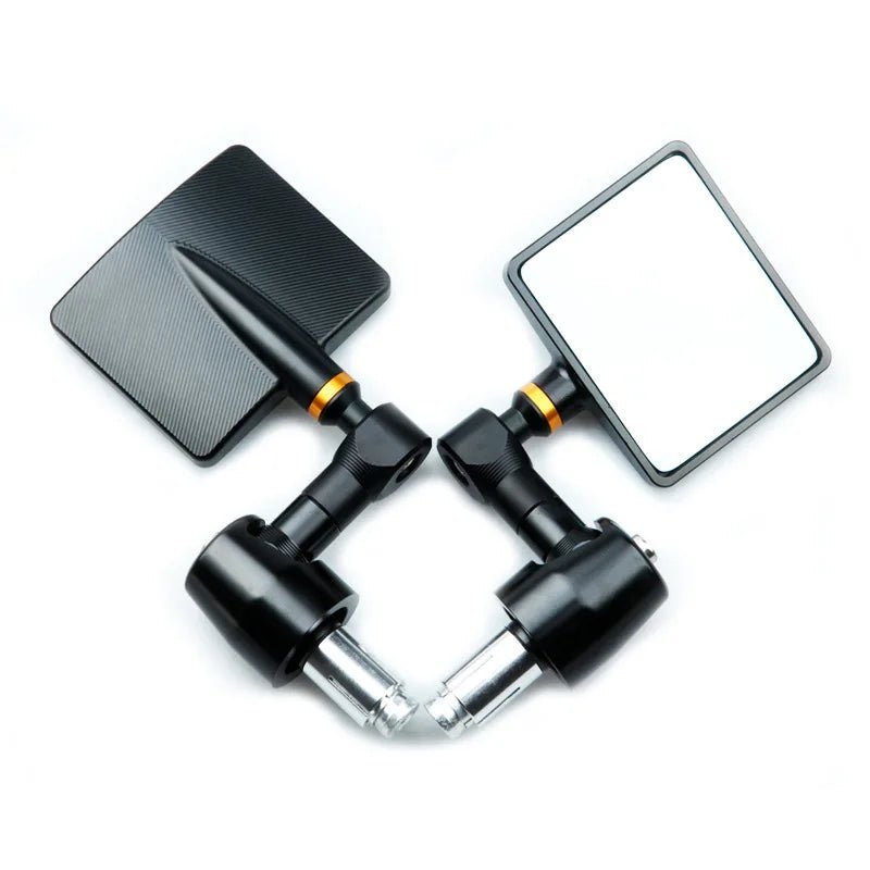 Adjustable Blue Glass Rearview Mirror for Yamaha Zuma Gy6 Reflective Handlebar Mirror with Aluminium Material for MotorcyclesJSLMotors
