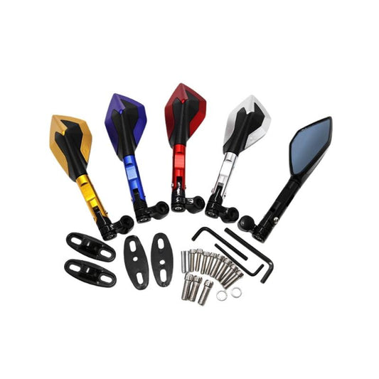 General motorcycle retrofit cnc rearview mirror Pentagon mirror reflector side mirrorJSLMotors