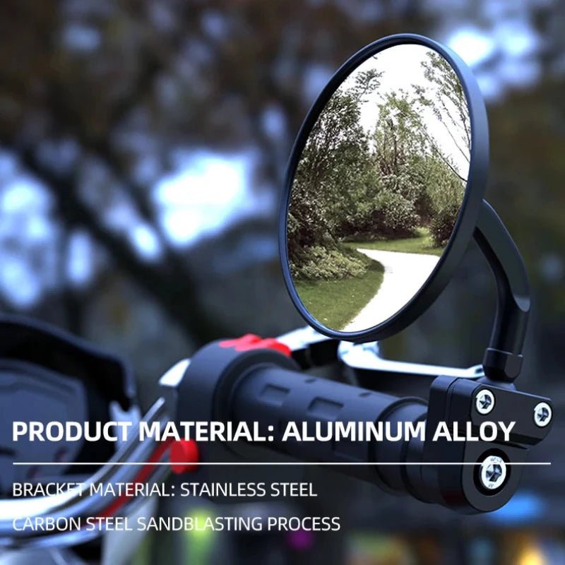 For Chinchilla CM300 Motorcycle rearview mirror aluminium alloy ACN reflector Retro handle wide Angle large field of viewJSLMotors