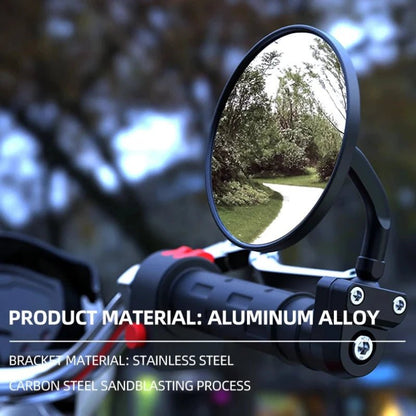 For Chinchilla CM300 Motorcycle rearview mirror aluminium alloy ACN reflector Retro handle wide Angle large field of viewJSLMotors