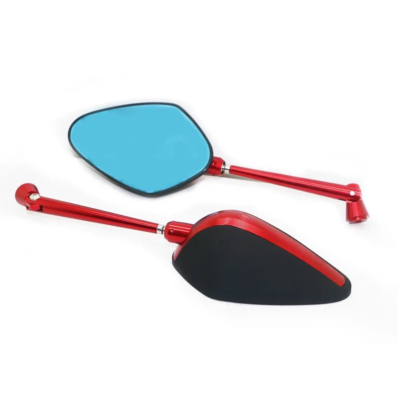 Modified universal motorbike side back mirror aluminium alloy quadrilateral rhombus motorcycle rear view mirrorJSLMotors