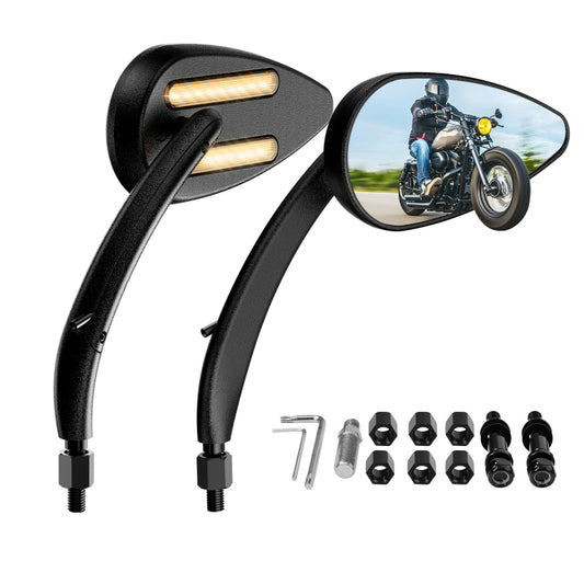 motor rearmirror with light all set