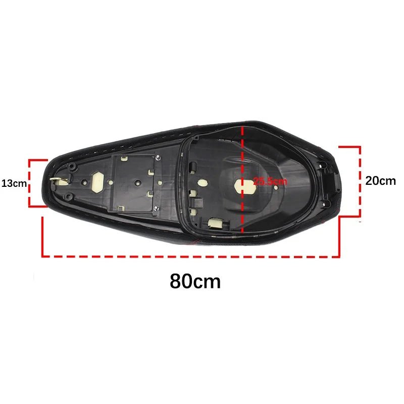 Motorcycle PU Rear Seat Cushion Suitable For Honda Click Click125 Click150 V2 V3 Back Seat AssyJSLMotors
