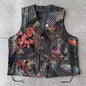 Motorcycle Riding Vest Leather Badge Net MenJSLMotors