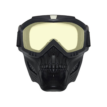 Wind and dust proof motorcycle skull shape riding mask - JSLMotors